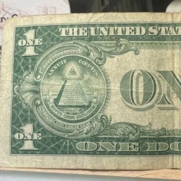 1935-F One Dollar Bank Note Pt Blue Seal Certificate Us Federal $1. Vintage - Picture 6 of 8